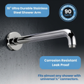 16 Inch Stainless Steel Shower Arm